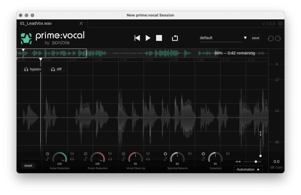 prime:vocal analysis